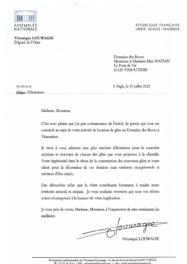 Vimoutiers Gite Insolite "Le Coup De Foudre" Sa Vue Panoramique מראה חיצוני תמונה